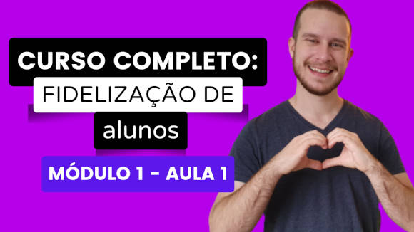 Capa do curso de Fidelização de Alunos